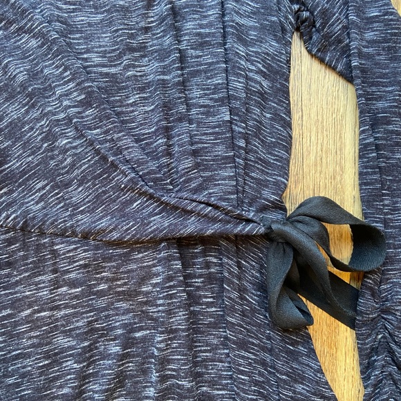 Anthropologie Black Faux Wrap “Talia” Dress - Picture 7 of 12